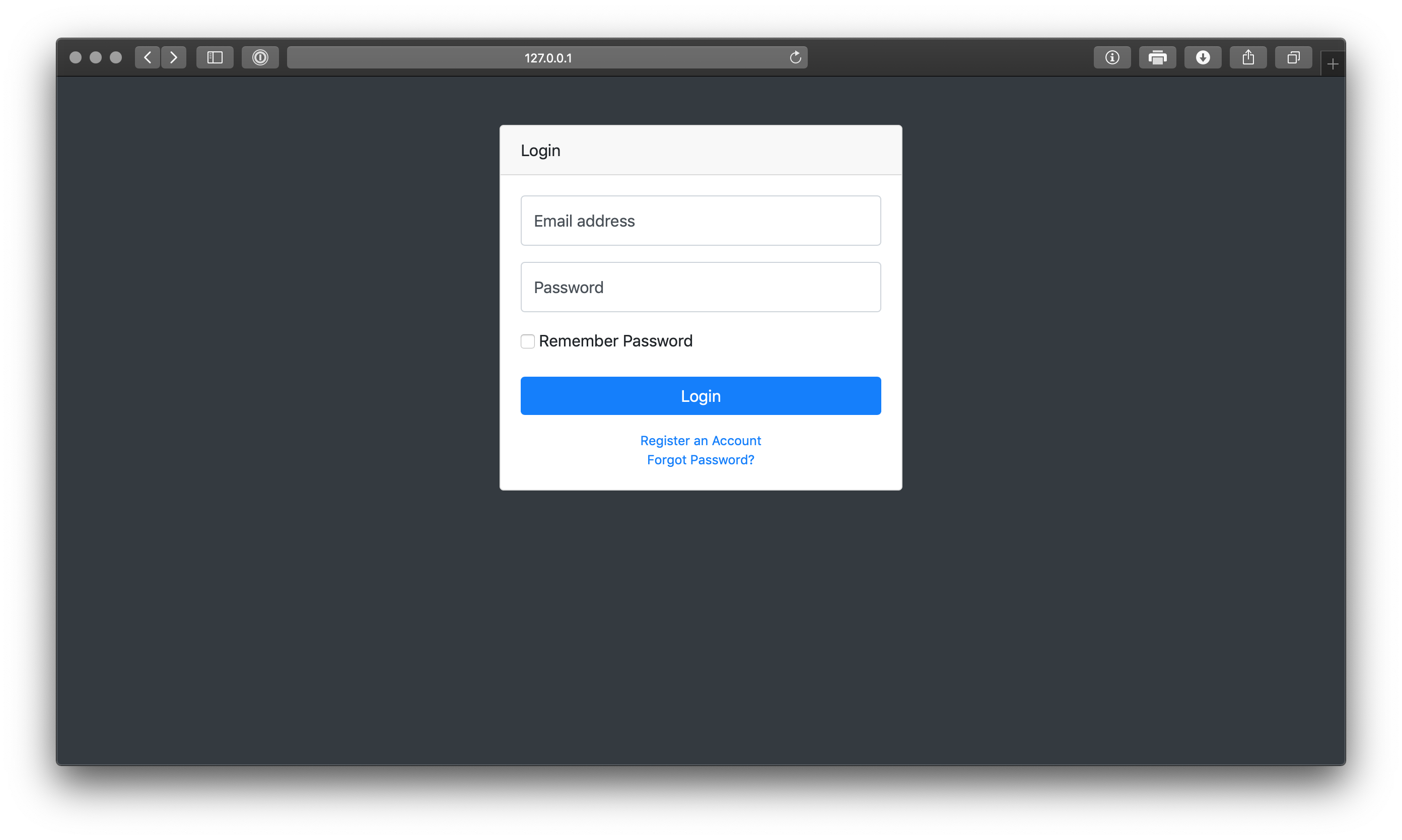 Login Page