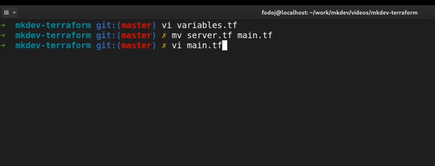 A screenshot of a computer terminal with typed commands related to managing files in a Git repository, including use of the 'vi' editor and 'mv' (move) command.